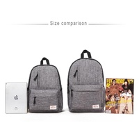 Multi-function Canvas Laptop Backpack - Fits 15.6 Macbook Samsung Sony Dell Alienware Chuwi Asus Hp - 42x29x13cm - Baby Blue thumbnail