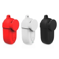 Silicone Case with Lens Cover for Insta360 Go 3 - White thumbnail