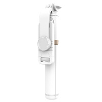 Bluetooth Remote Selfie Stick with Tripod and Phone Holder - White thumbnail