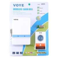 Home Music Remote Control Wireless Doorbell With 38 Polyphony Sounds White thumbnail