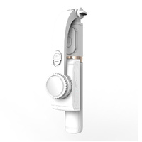 Bluetooth Gimbal Stabilizer with Remote and Tripod - White thumbnail