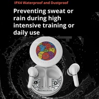 Wireless Bluetooth 5.2 Earphones with Anc & Enc Noise Reduction - White thumbnail