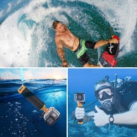 Buoyant Floating Handle Grip for Gopro and Action Cameras with Strap thumbnail
