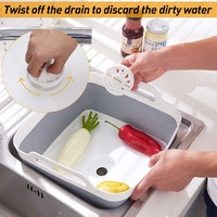 Collapsible Strainer Foldable Fruit Veggies Wash Colander Travel Storage Basket thumbnail