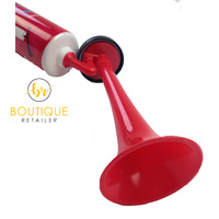 Air Horn Party Prop Hand Held Loud Pump Action Plastic Novelty Reusable Klaxon thumbnail