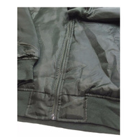 Plus Size Quilted Jacket Zip Up Classic Padded Flight Flying Winter Big & Tall - Bottle Green - Bottle Green - 7XL thumbnail