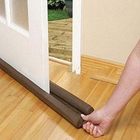 DUAL DRAFT STOPPER Double Sided Snake Wind Air Door Guard Cover Weather Seal thumbnail