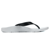 ARCHLINE Flip Flops Orthotic Thongs Arch Support Shoes Footwear - White/Black - EUR 34 thumbnail