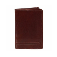 DENTS WALLET Genuine Italian LEATHER Mens Credit Card Holder Bifold GIFT BOX - thumbnail