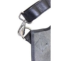Pierre Cardin Professional Leather Apron Butcher Woodwork Hairdressing Barber Chef - Black thumbnail