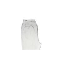 Mens Skinny Track Pants Joggers Trousers Gym Casual Sweat Cuffed Slim Trackies Fleece - White - 3XL thumbnail
