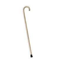 93cm WOODEN WALKING STICK Wood Cane Pole Carved Varnished Deluxe Sturdy - Beige thumbnail