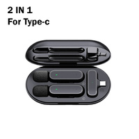 Professional Wireless Lavalier Microphone Set with Portable Charging Box Crystal Clear Audio - 2in1-Lightning thumbnail
