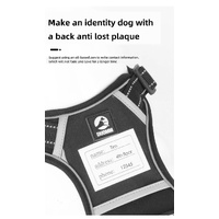 Size S Red Reflective No-Pull Dog Harness - Adjustable & Durable for Large Breeds, Anti-Escape Design thumbnail