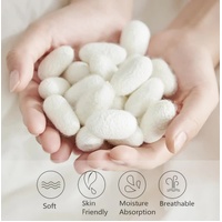 Size L Brown French Style Mulberry Silk Wireless Bralette - Triangle Cup Anti-Sagging Bra for Fuller Busts, Lightweight Comfort thumbnail