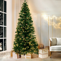 Jingle Jollys 1.8m Christmas Tree Optic Fibre LED Xmas tree Warm White thumbnail