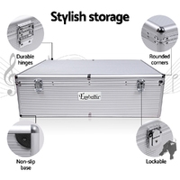 Embellir CD Case DVD Cases Storage Box 1000 Discs Aluminium Case DVD Folders thumbnail