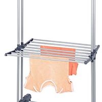3 Tier Foldable Clothes Drying Rack for Laundry Dryer with Hanger Stand Rail Indoor thumbnail
