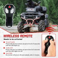 X-BULL Electric Winch 5000LBS 12V 15.2M Synthetic Rope Wireless ATV UTV 4WD Boat thumbnail
