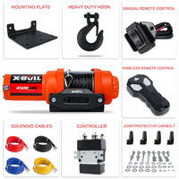 X-BULL Electric Winch 12v Synthetic Rope 4500LBS Wireless Remote ATV UTV 2041KG thumbnail