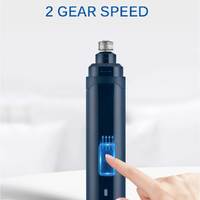 LED Light Pet Nail Grinder Dog Cat Electric Trimmer 2 Speed Rechargeable Filer thumbnail