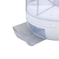 6 Grid Rotating Food Grain Dispenser 3.6L - Compartment Storage Container thumbnail