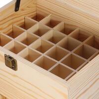 59 Slots Essential Oils Storage Box - Wooden 3-Tier Bottle Holder thumbnail