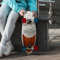 Bravo Sports Kryptonics 23-inch Mini Fat Cruiser Board In Liberty Blue thumbnail
