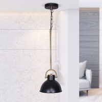 Sarantino Black and Gold Pendant Light thumbnail