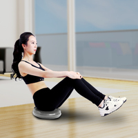 Powertrain Yoga Stability Disc Home Gym Pilates Balance Trainer - Grey thumbnail