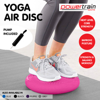 Powertrain Yoga Stability Disc Home Gym Pilates Balance Trainer - Pink thumbnail