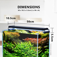11W Aquarium Blue White LED Light for Tank 50-70cm thumbnail