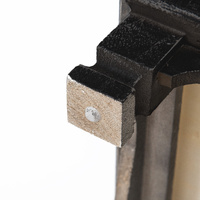 Bedside Table 2 Drawer Vintage Side Table Storage Cabinet Bedroom LYDIA BLACK thumbnail