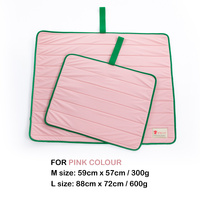 Pet Dog Cooling Mat Non-Slip Travel Roll Up Cool Pad Bed Outdoor M PINK thumbnail