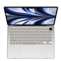 Suitable for  2023 2022 MacBook Air 13 inch case M2 Model A2681 Hard Shell Case Keyboard Cover Grey thumbnail