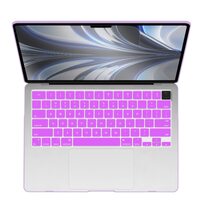 Suitable for  2023 2022 MacBook Air 13 inch case M2 Model A2681 Hard Shell Case Keyboard Cover Purple thumbnail