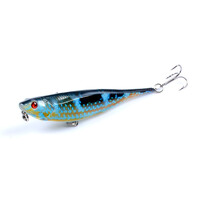 9x Popper Poppers 9.9cm Fishing Lure Lures Surface Tackle Fresh Saltwater thumbnail