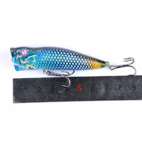 6X 7cm Popper Poppers Fishing Lure Lures Surface Tackle Fresh Saltwater thumbnail