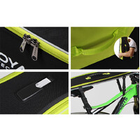 NOOYAH Bike BLUE Travel Case Bike Bag Shell EVA Tough material MTB Mountain Bike Road Bike TT 700c Gravel Bike Ebike 29er etc - BK007S thumbnail