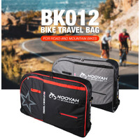 NOOYAH Bike Travel Bag Case Plane Boat Shipping Transport, Fits Cross Country All Mountain Bike, MTB, TT, Road Triathlon Bike 29er 700c thumbnail