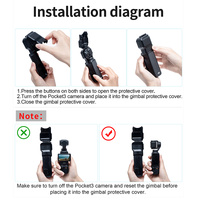 STARTRC Gimbal Protective Cover for DJI Osmo Pocket 3 Creator Combo, Anti-Fall Storage Handheld Camera Screen Protector for DJI Pocket 3 Accessories thumbnail