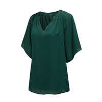 Azura Exchange Pleated Loose Top - M thumbnail