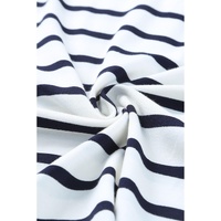 Azura Exchange Stripe Button Henley Top - M thumbnail