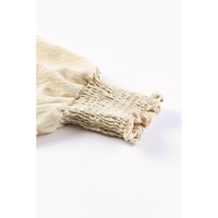 Azura Exchange Smocked Wrist Shift Top - M thumbnail
