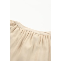 Azura Exchange Leopard Mesh Bubble Sleeve Blouse - L thumbnail