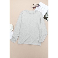 Azura Exchange Long Sleeve Crew Neck Top - S thumbnail