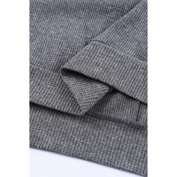 Azura Exchange Waffle Knit Side Slit Pullover Top - XL thumbnail
