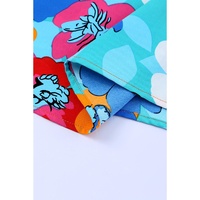 Azura Exchange Floral Print V Neck Blouse - S thumbnail