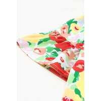 Azura Exchange Ruffled V Neck Floral Print Blouse - S thumbnail