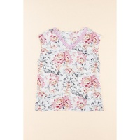 Azura Exchange Lace Splicing Sleeveless Blouse - M thumbnail